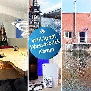 Exklusives Hafen-appartement Mit Whirlpool, Mit Wasserblick, City-nah & Eigenem Parkplatz Apartment Hamburg